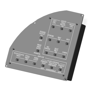C208 Main Switch Panel
